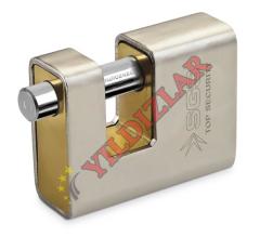SGS ASMA KİLİT KAYAR MİLLİ ÇELİK KORUMALI 90MM