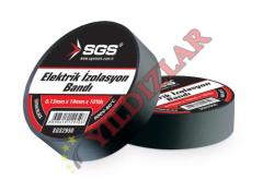 SGS ELEKTRİK İZOLASYON BANDI SİYAH 19MM*10YRD