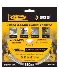 SGS TURBO KANALLI ELMAS TESTERE (180MM)