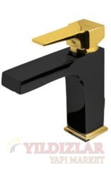 Aqua Lavabo Bataryası Siyah/Altın