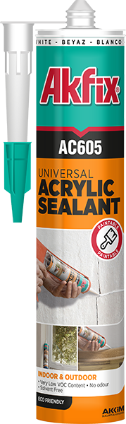 AKFİX AC605 AKRİLİK MASTİK